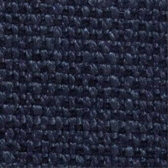 Navy blue woven fabric texture with a nubby, looped surface and tight, uniform weave displaying subtle color variations.